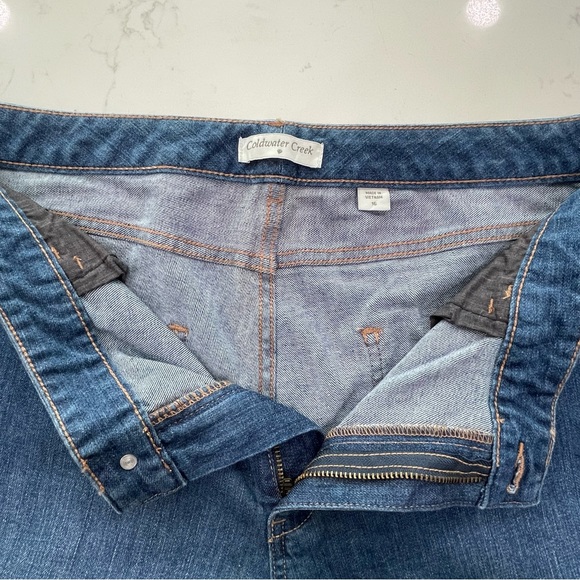 Coldwater Creek Natural 5 Pocket Bootcut Denim Blue Jeans - Size 16 - NWT - Picture 4 of 11